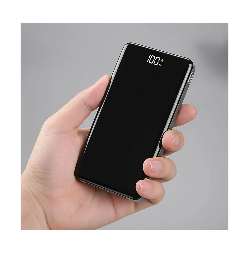 Brookstone 10,000 mAh Pd 20W Ultra Fast Charging Uv Finish power Bank with Lcd Power Display