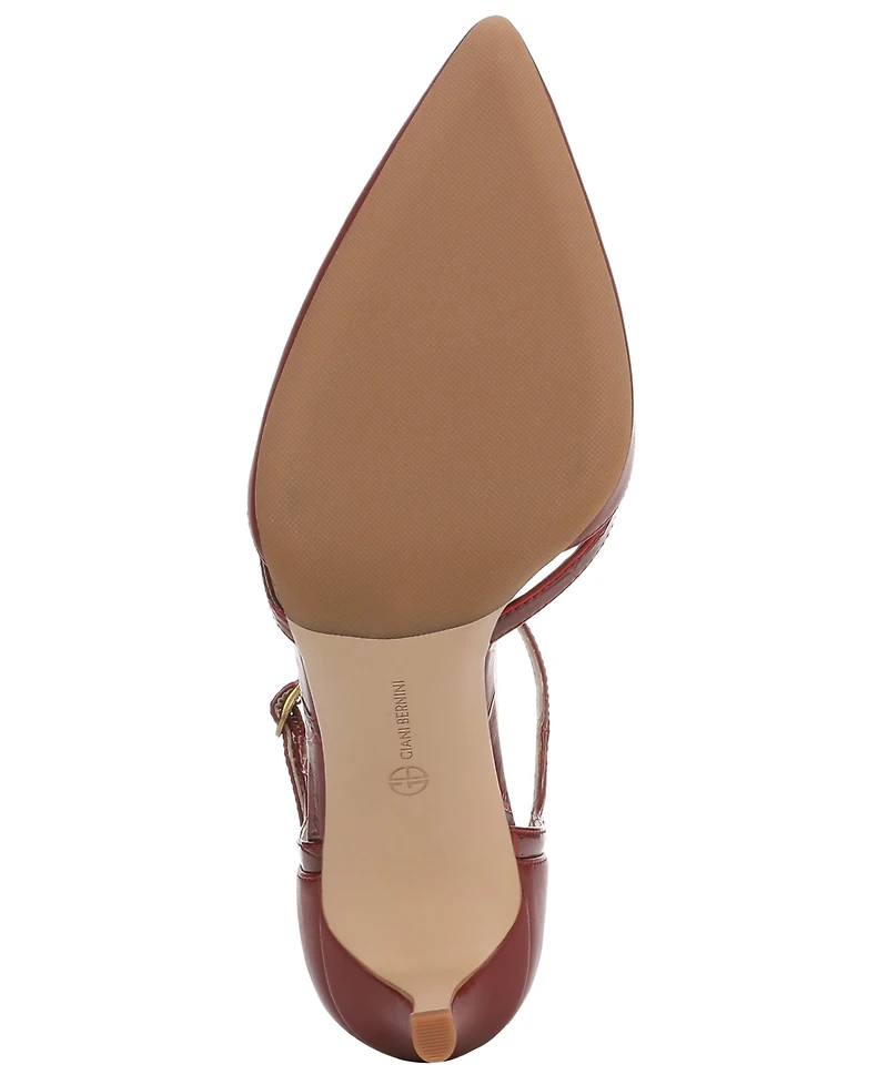 Giani Bernini Women's Ammelia Pointed Toe T-Strap Pumps, Macy's Exclusive