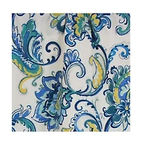 Rlf Home Sconset Rega Style 3" Rod Pocket Valance 50" x 17" Cornflower by Rlf Home