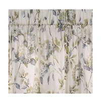 Ellis Curtain Abigail High Quality Water Proof Room Darkening Blackout Tailored Window Valance - 80 x 15