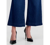 Guess Women's Zoya Cropped Wide-Leg Jeans