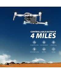 Contixo Drone with 4K Uhd Camera for Adults, " Touch Screen Remote with 6000M Range, Auto Return, Wind Resistance, 40 Mins Intelligent Flight Tim