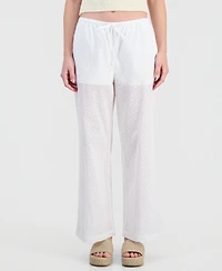 Indigo Rein Juniors' Eyelet Drawstring Beach Pants