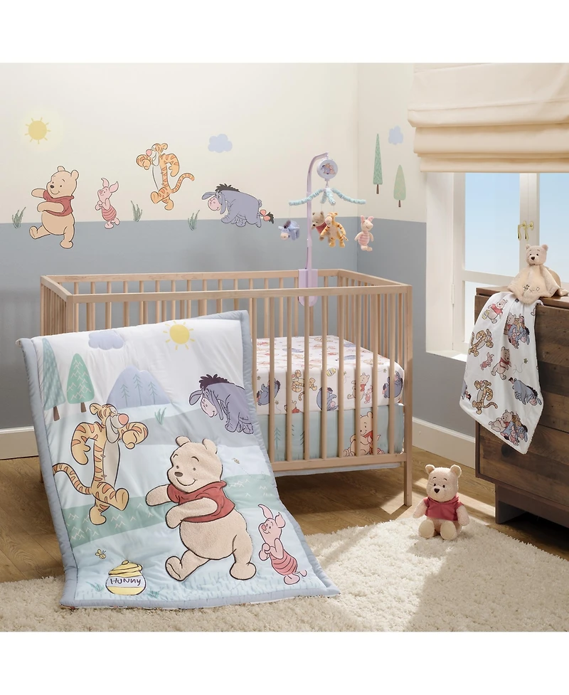 Bedtime Originals Disney Baby Winnie the Pooh & Friends Fitted Crib Sheet