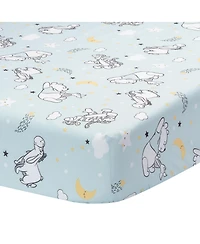 Bedtime Originals Disney Baby Starlight Pooh 3-Piece Blue Nursery Crib Bedding Set