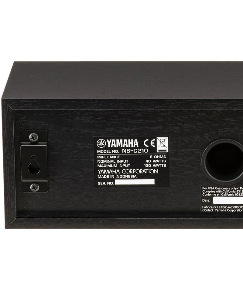 Yamaha Ns-C210 Center Channel Speaker (Black