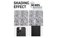 Superior Leaves Modern Bohemian Back Tab Blackout Curtain Set