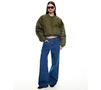 Lioness Women's Essential Zippered Bomber Jacket