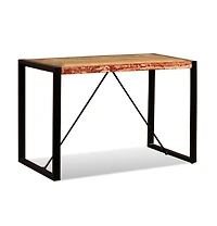 vidaXL Dining Table Solid Reclaimed Wood 47.2"