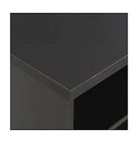 vidaXL Bar Table Black 23.6"x23.6"x43.3"