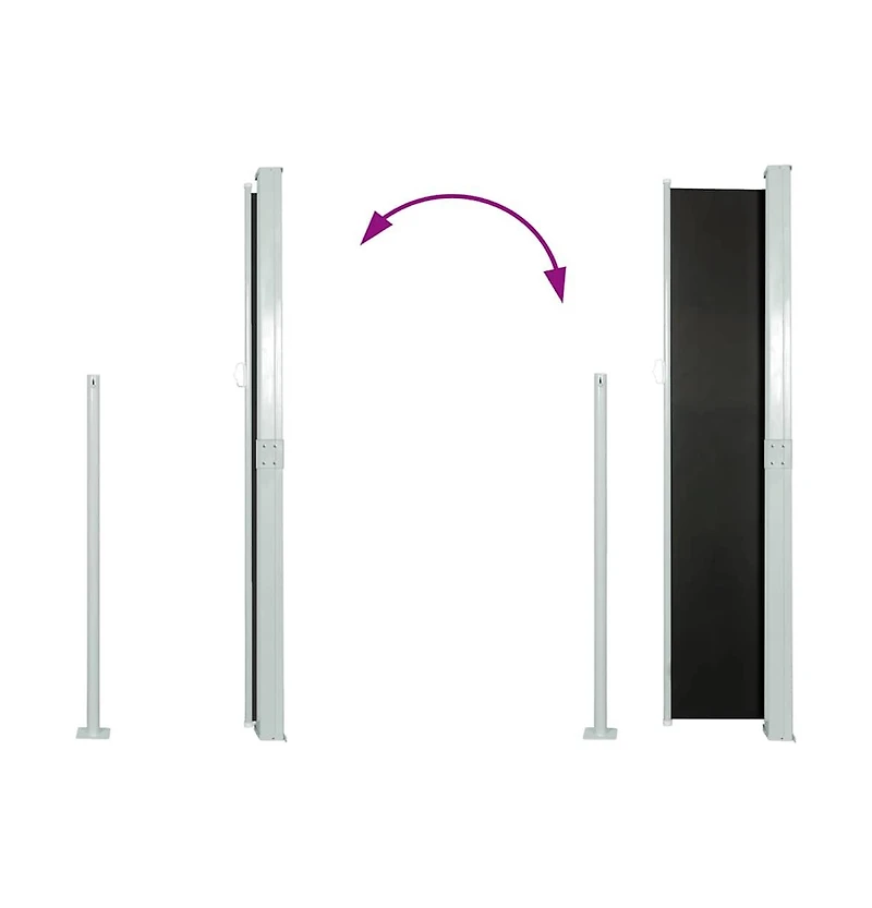 Retractable Side Awning 63"x196.9