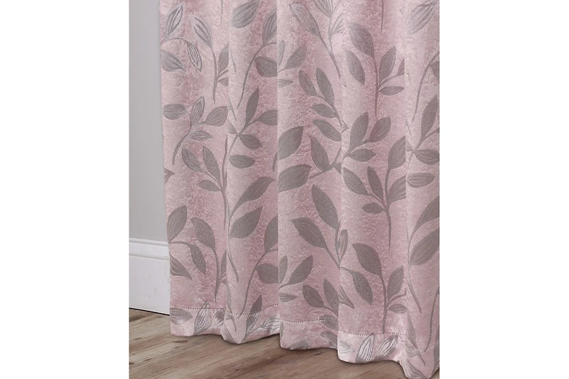 Superior Solid Machine Washable Room Darkening Blackout Curtains with Back Tabs, Set of 2