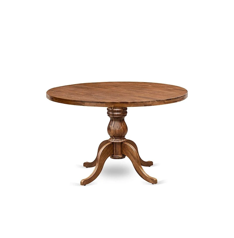 5 Piece Dinette Set For 4 Includes 48" Round Table In Light Tan Color