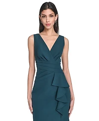 Eliza J Women's Pleated Ruffle Dress