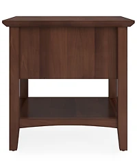 Furniture 24" Solid Wood Hedworth Square End Table