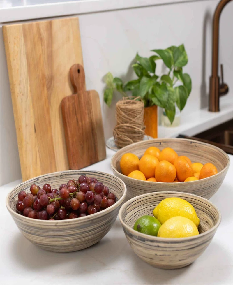 Joyce Chen Lexa Collection 3-Pc. Serving Bowl Set