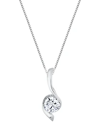 Sirena Lab Grown Diamond Pendant Necklace (2 ct. t.w.) 14K Yellow Gold (also White Gold)