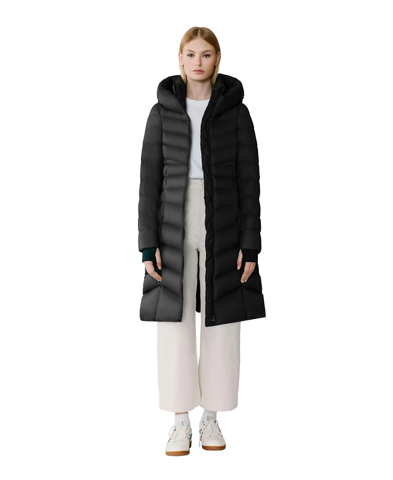 Soia & Kyo Women's Lita-u Midi Down Coat
