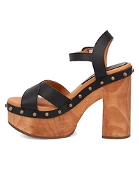 Dingo Women's Lotus Wooden Sandal