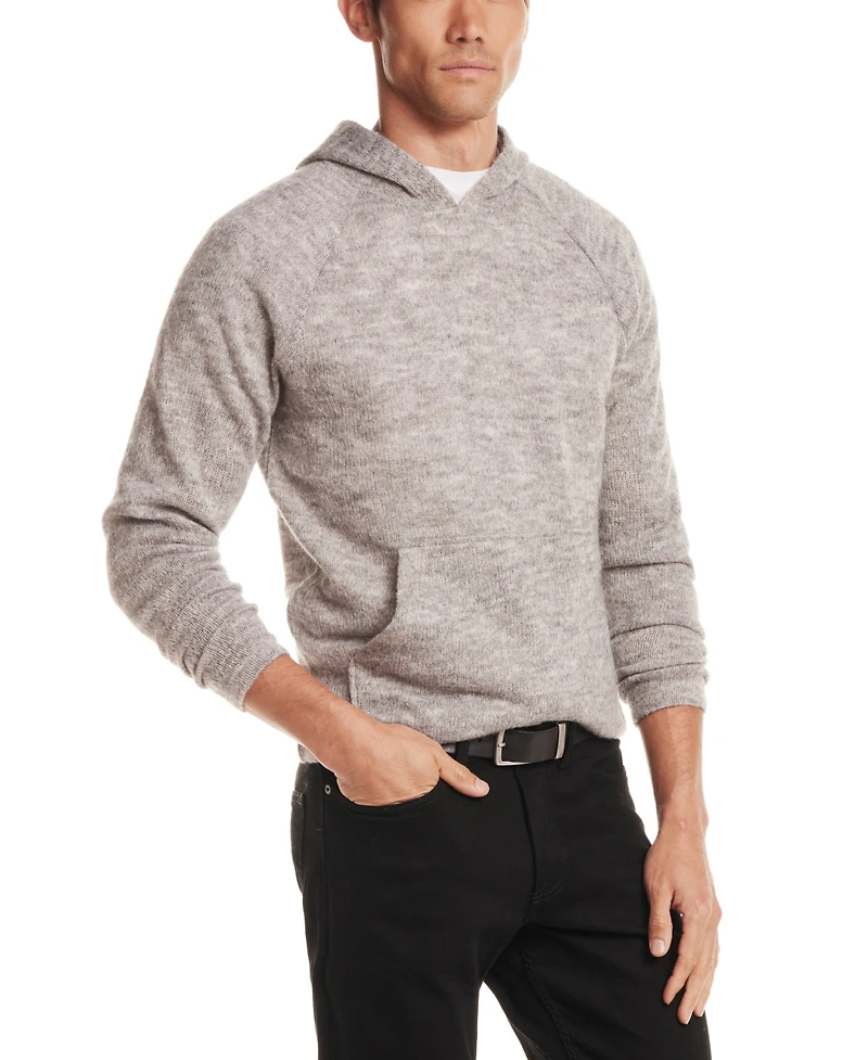 Vintage & Black Men's Long Sleeve Sweater Hoodie