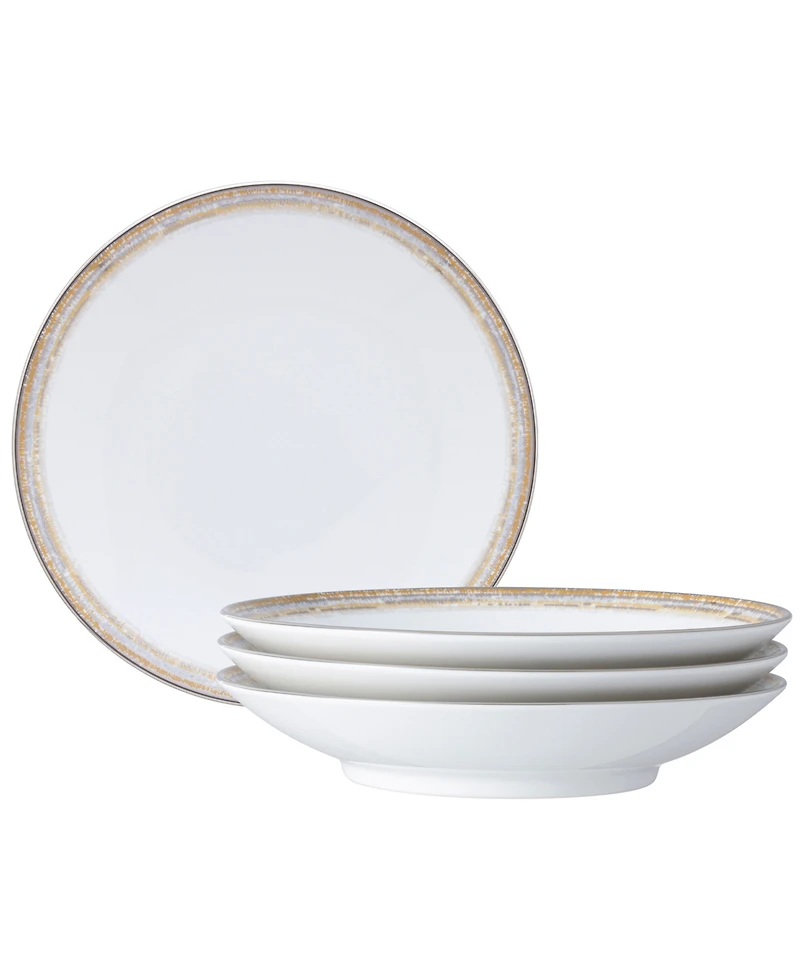 Noritake Raylan Pasta Bowls, Set of 4, Service For 4