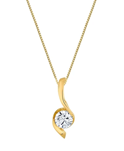 Sirena Lab Grown Diamond Pendant Necklace (2 ct. t.w.) in 14K Yellow Gold (also in 14K White Gold)