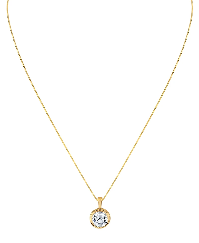 Sirena Lab Grown Energy Diamond Pendant Necklace (2 ct. t.w.) in 14K White Gold (also in 14K Yellow Gold)