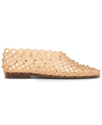 Steve Madden Women's Grove-r Rhinestone Caged Round-Toe Jelly Flats