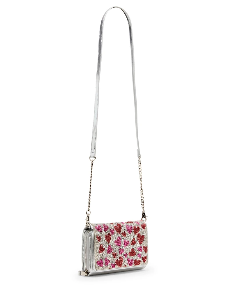 Betsey Johnson Hearts Wallet Crossbody