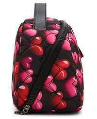 Betsey Johnson Loaf Cosmetic Case with Mirror