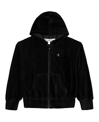 Calvin Klein Girls 7-16 Long-Sleeve Zip-Up Hoodie