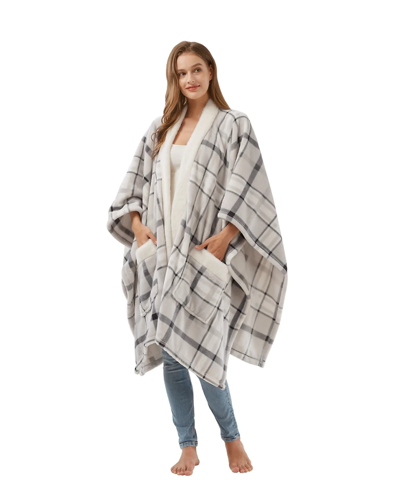 Premier Comfort Cozy Plush Printed Wrap, 50" x 70", Exclusively at Macy's