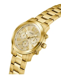 Guess Men's Gold-Tone Multi-Function Watch, 44mm