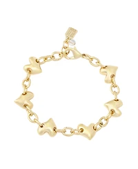 Robert Lee Morris Soho Gold Heart Charm Strand Bracelet