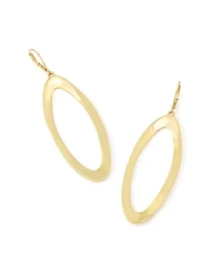 Robert Lee Morris Soho Gold Oval Link Drop Earrings