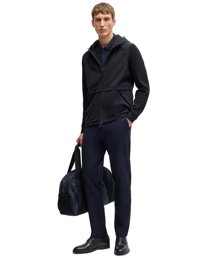 Boss by Hugo Men's Knitted Details Softshell Jacket