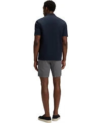 Boss by Hugo Men's Micro-Patterned Stretch Cotton Slim-Fit Shorts