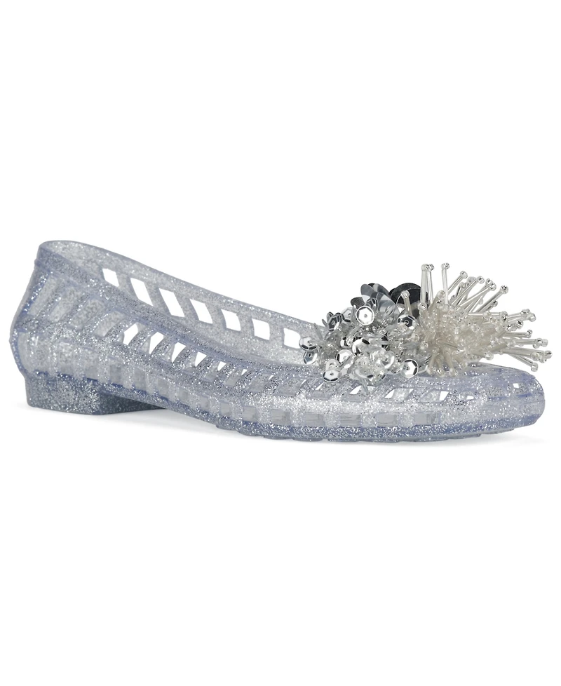 Jeffrey Campbell Women's Danceteria Embellished Jelly Flats