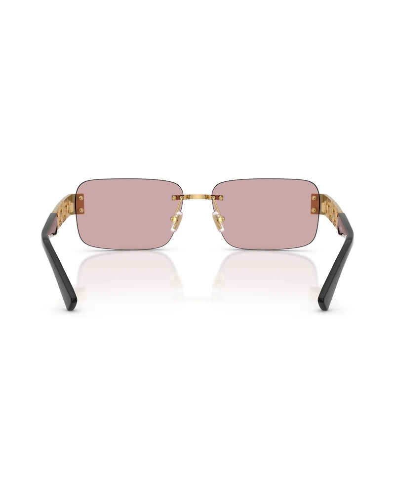 Versace Men's Rectangle Sunglasses