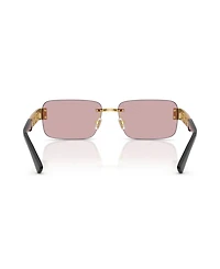 Versace Men's Rectangle Sunglasses