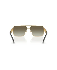 Versace Men's Rectangular Sunglasses, VE2290