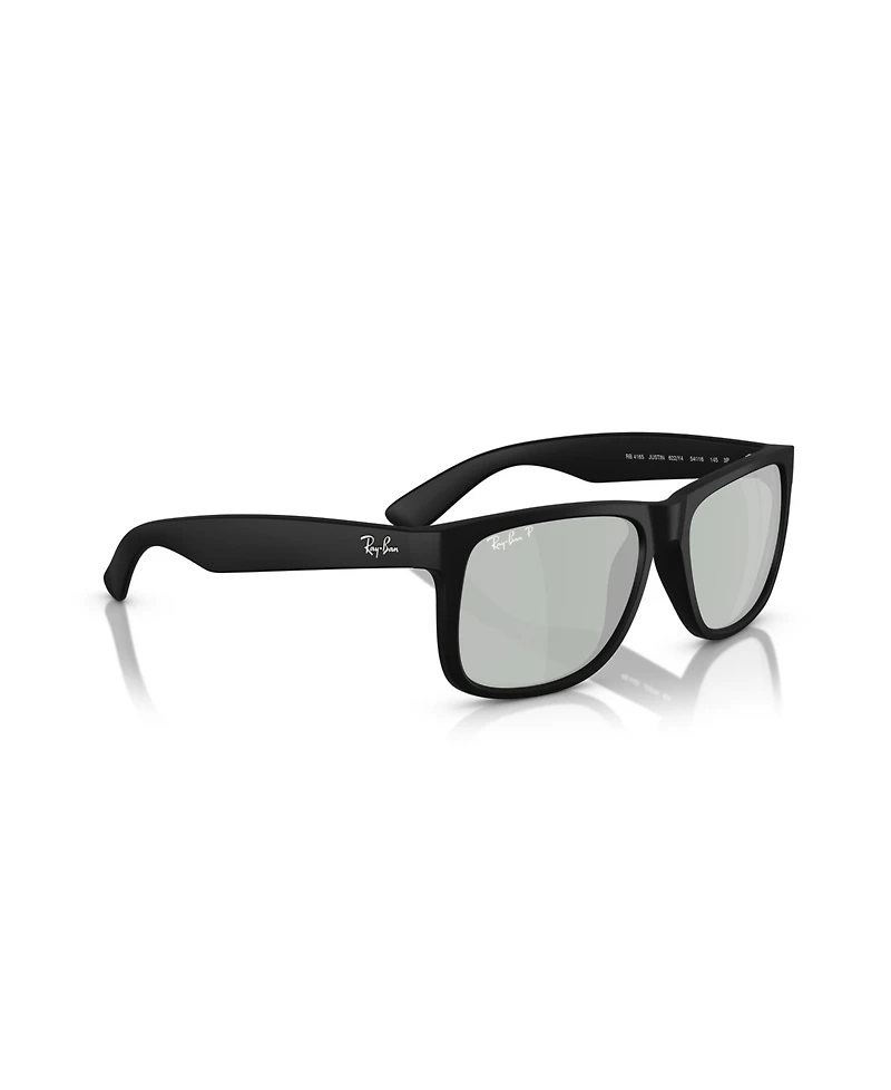 Ray-Ban Men's Polarized Sunglasses, Justin RB4165