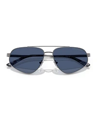 Emporio Armani Men's Pilot Sunglasses, EA2156