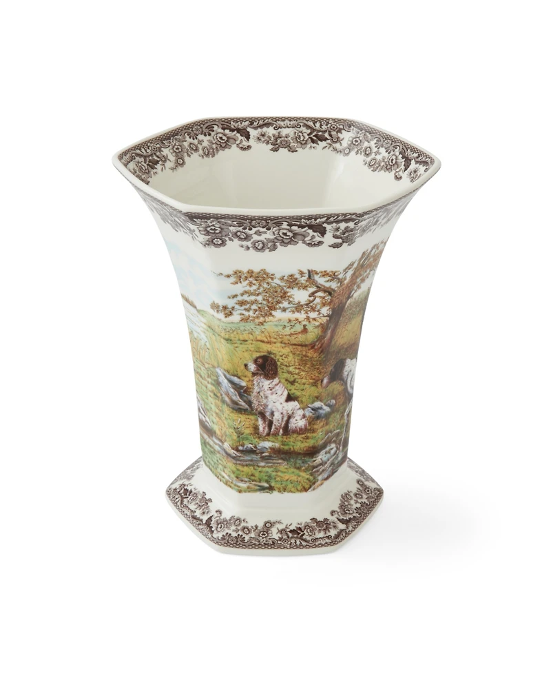 Spode Woodland Hexagonal 10.6" Vase