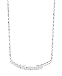 Macy's Diamond Necklace (1/5 ct. t.w.) in Sterling Silver