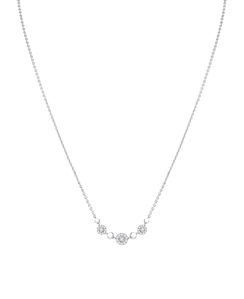 Macy's Diamond Necklace (1/4 ct. t.w.) in Sterling Silver