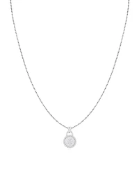 Macy's Diamond Pendant Necklace (1/2 ct. t.w.) in Sterling Silver
