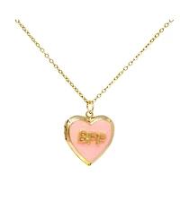 Zomi Gems Girls Bff Heart Locket Necklace Set