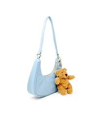 Omi Gems Teddy Bear Charm Shoulder Handbag