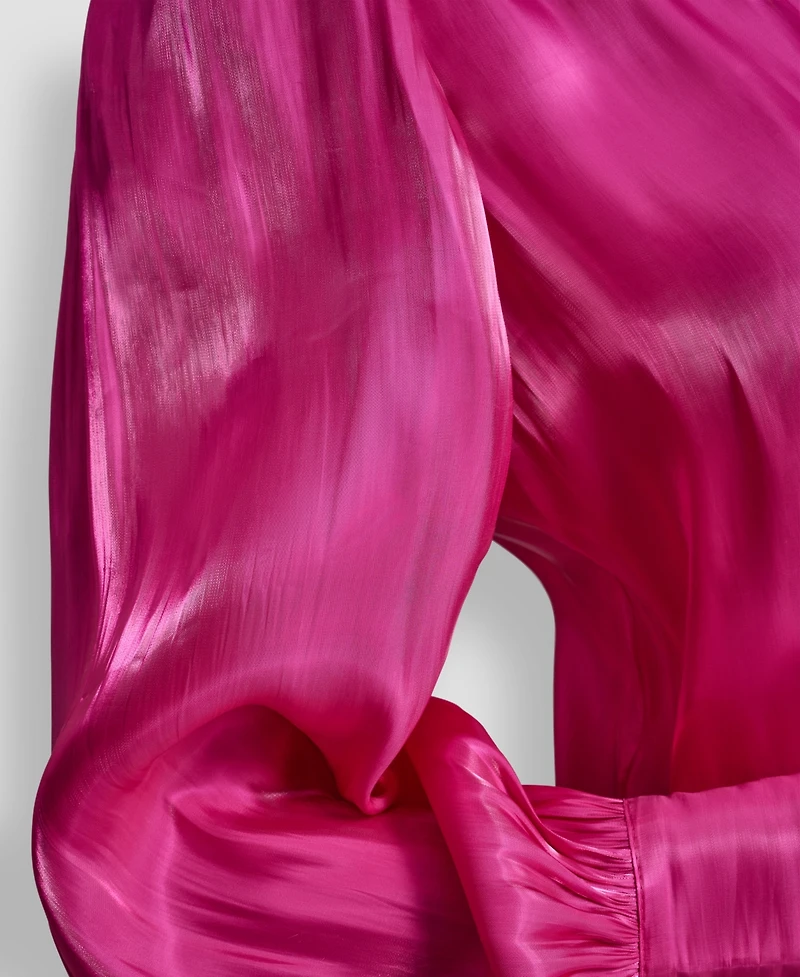 Dkny Petite Balloon-Sleeve Blouse